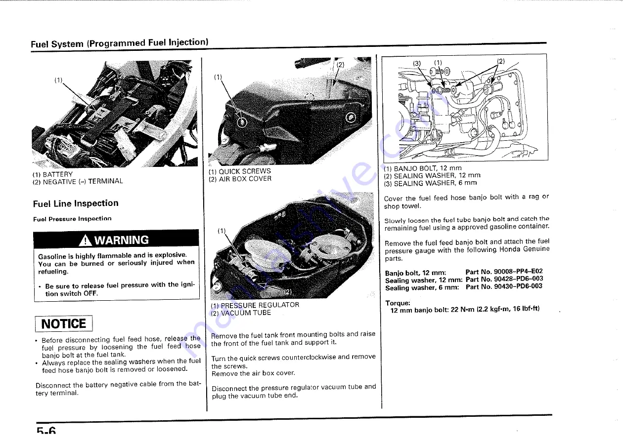 Honda 2000-VTR1000 SP1 Скачать руководство пользователя страница 71