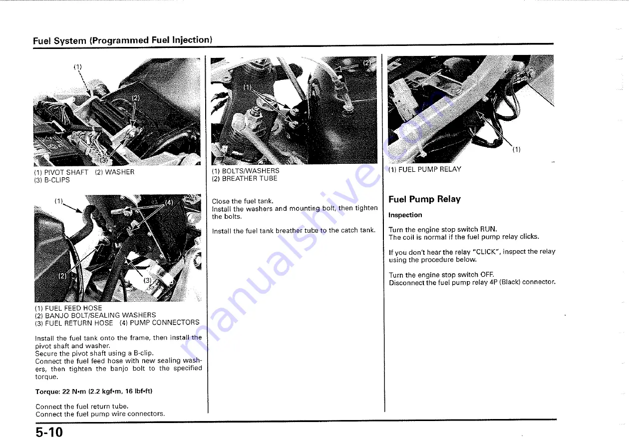 Honda 2000-VTR1000 SP1 Owner'S Manual Download Page 75