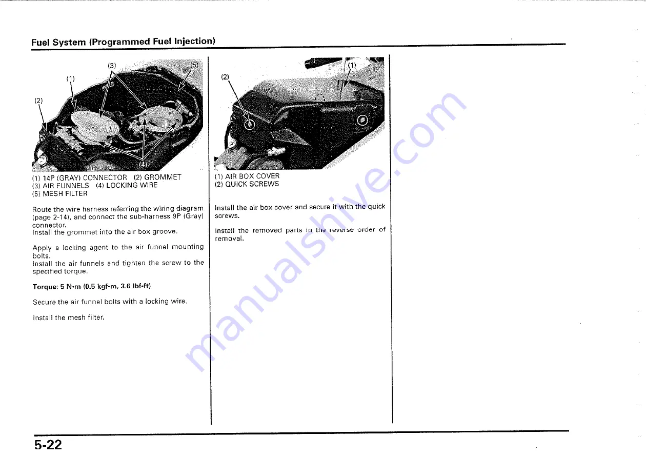 Honda 2000-VTR1000 SP1 Owner'S Manual Download Page 87