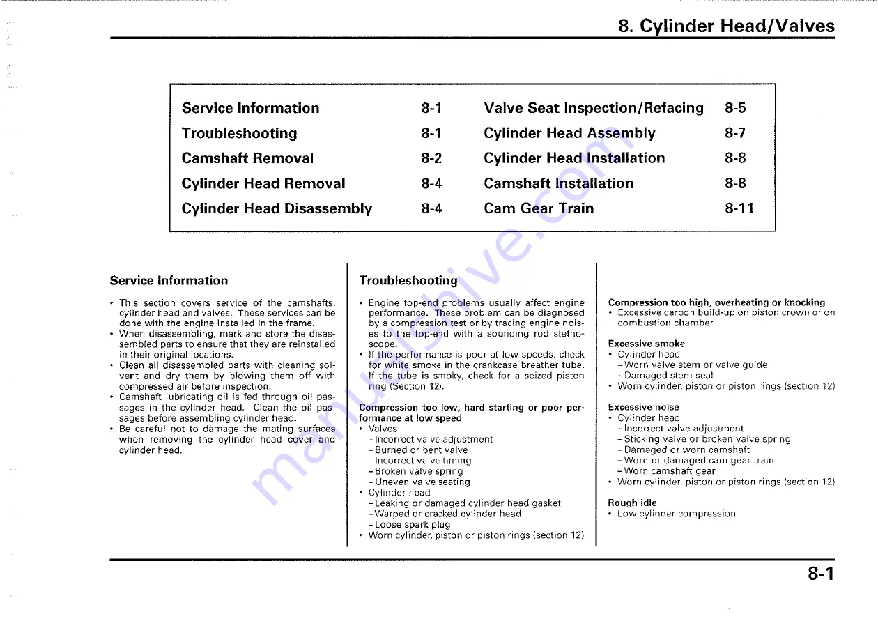 Honda 2000-VTR1000 SP1 Owner'S Manual Download Page 98