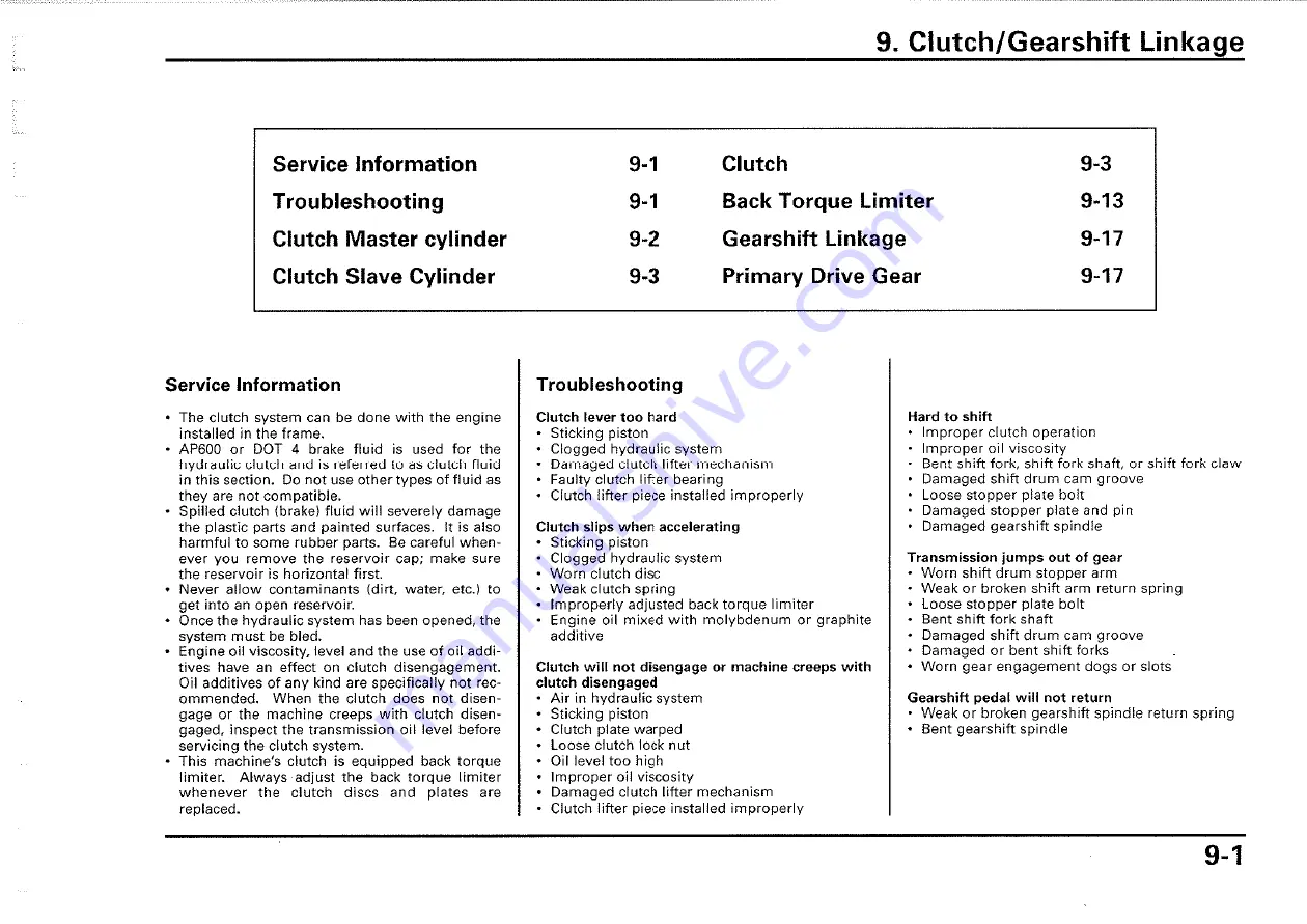 Honda 2000-VTR1000 SP1 Owner'S Manual Download Page 110