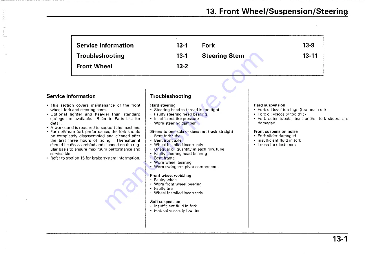 Honda 2000-VTR1000 SP1 Owner'S Manual Download Page 148