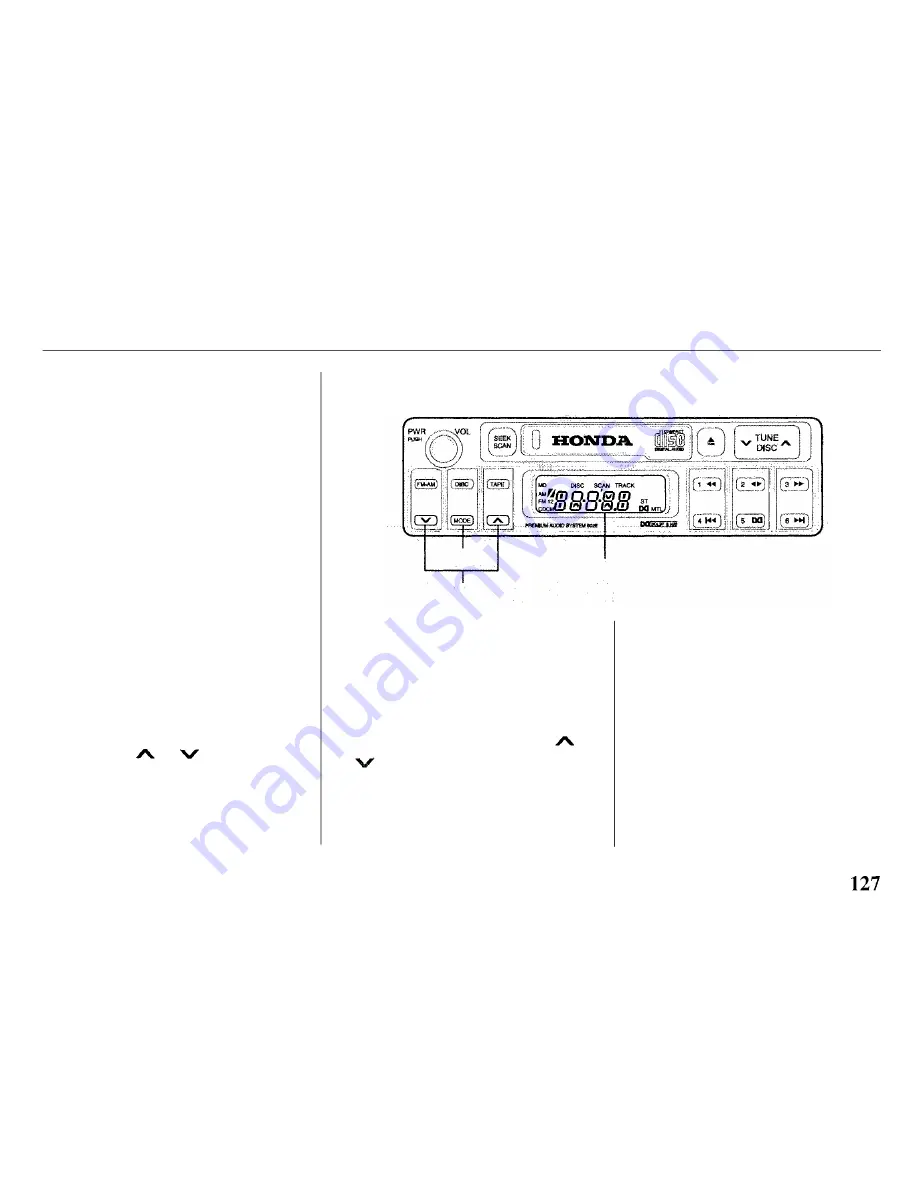 Honda 2001 Passport Owner'S Manual Download Page 131