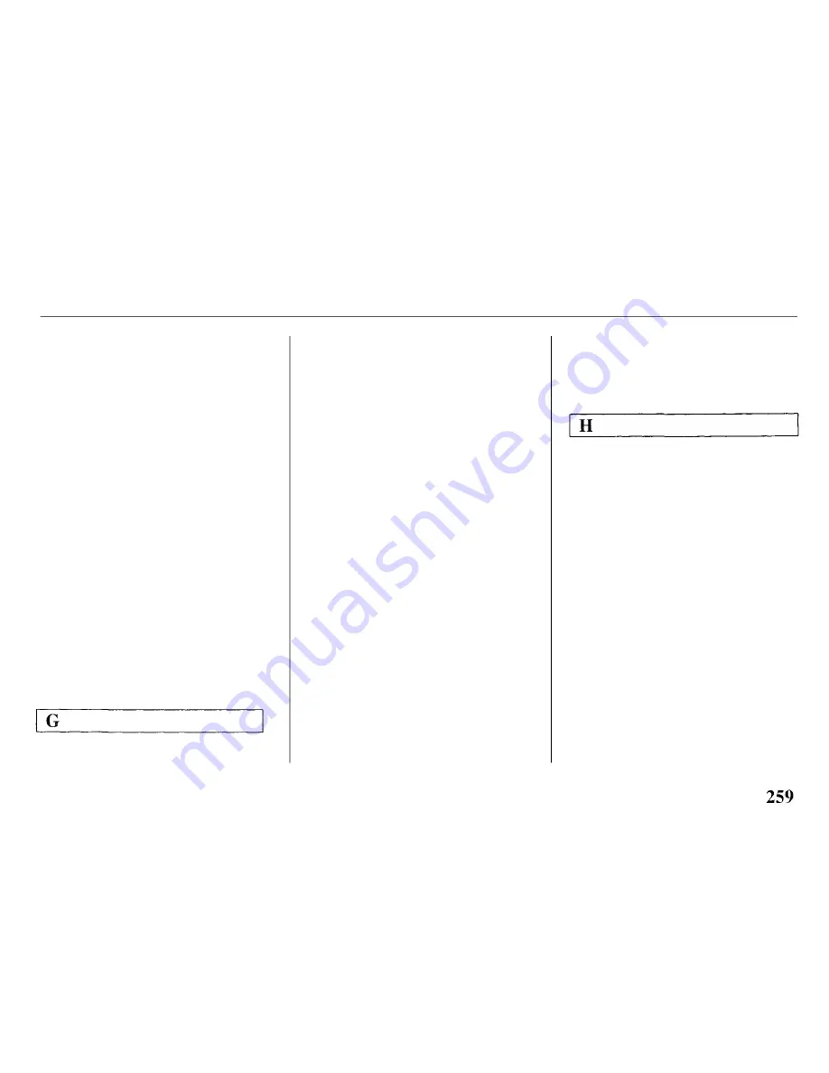 Honda 2001 Passport Owner'S Manual Download Page 263