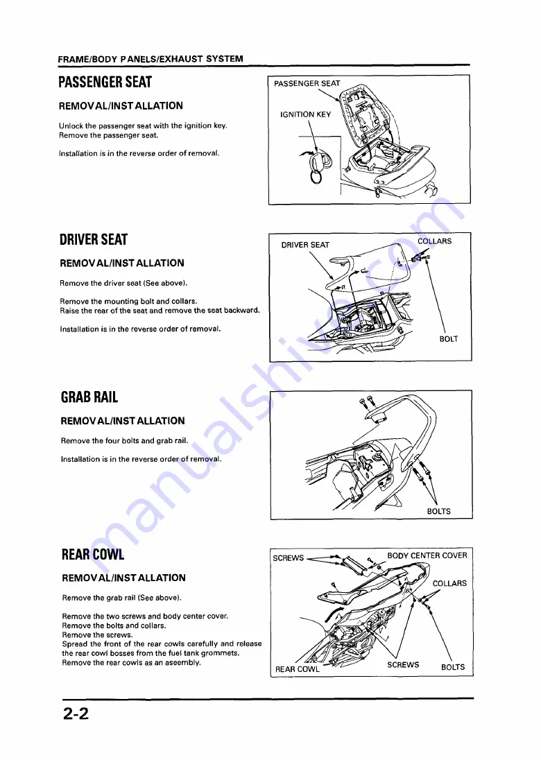 Honda 2002 CBR150R Скачать руководство пользователя страница 31