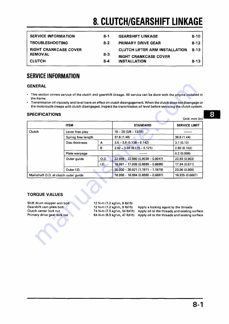 Honda 2002 CBR150R Manual Download Page 108