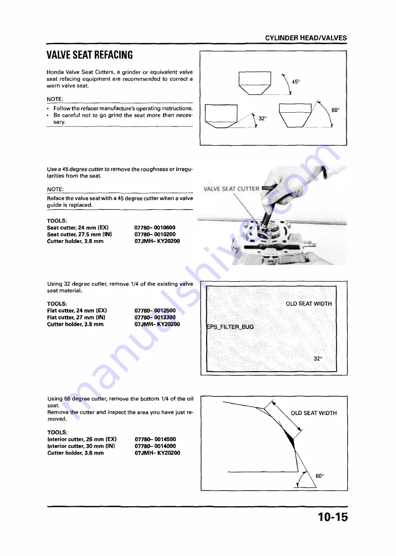 Honda 2002 CBR150R Manual Download Page 146