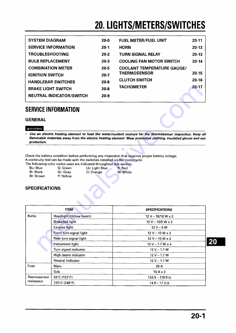 Honda 2002 CBR150R Manual Download Page 279