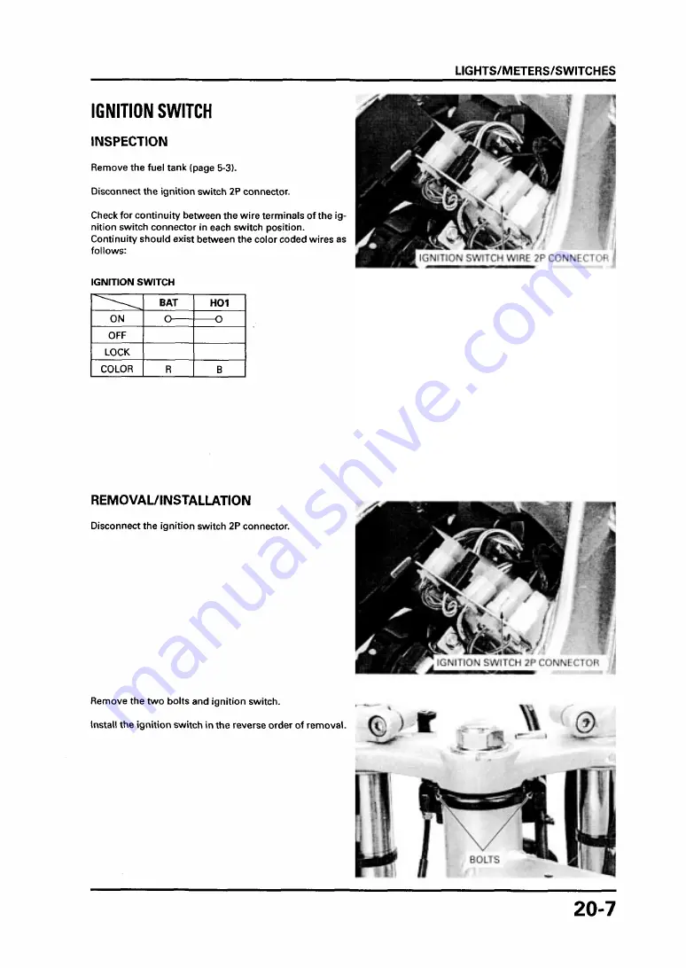 Honda 2002 CBR150R Manual Download Page 285