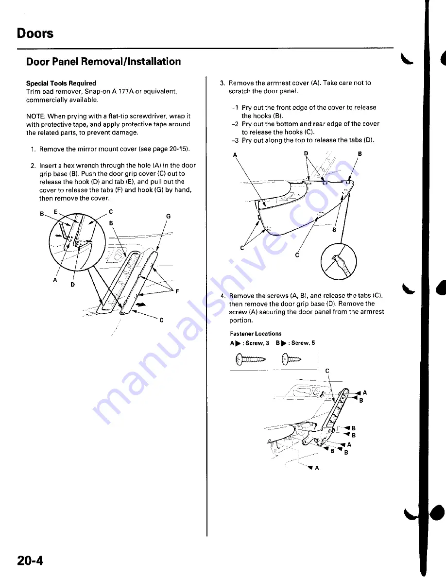 Honda 2002 Civic Hatchback Service Manual Download Page 5