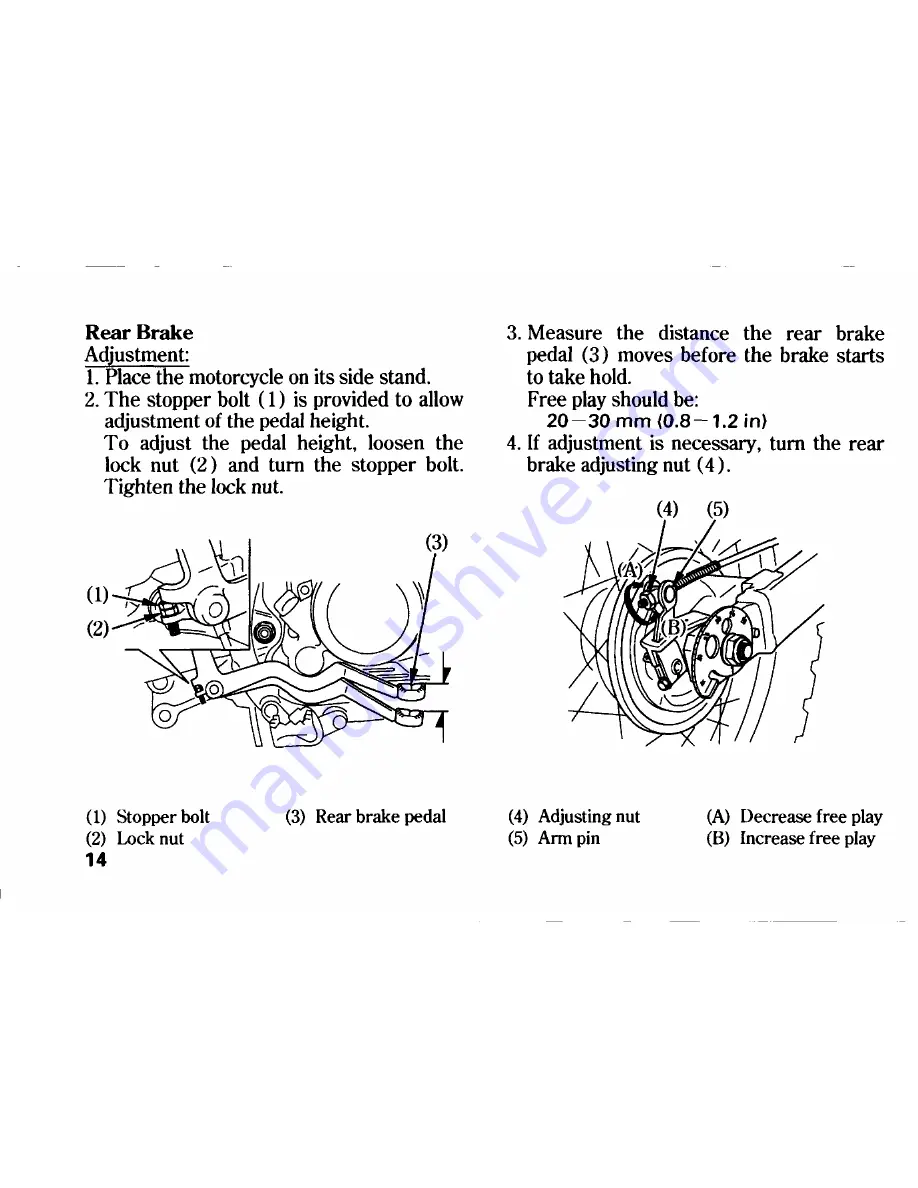 Honda 2002 CRF230F Owner'S Manual Download Page 24