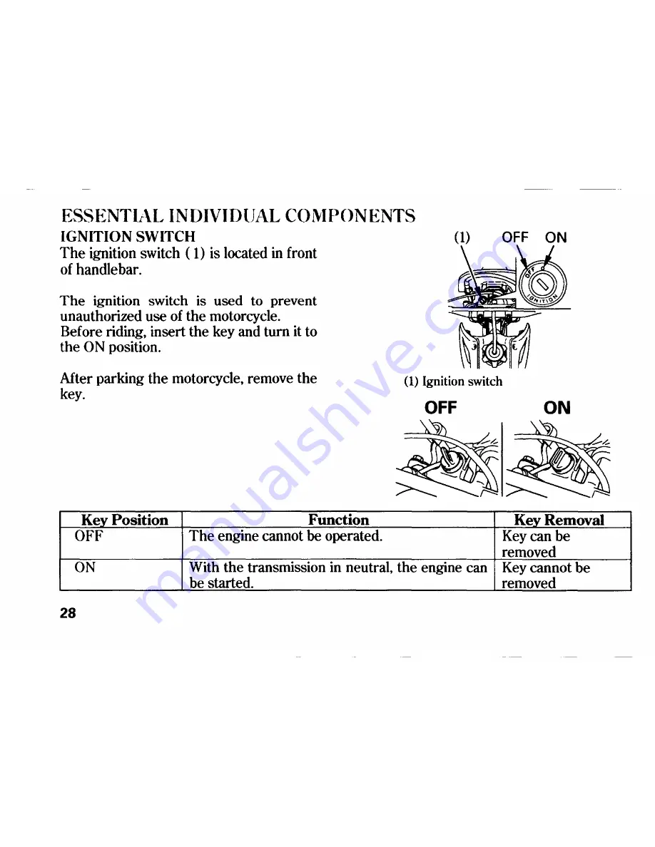 Honda 2002 CRF230F Owner'S Manual Download Page 38