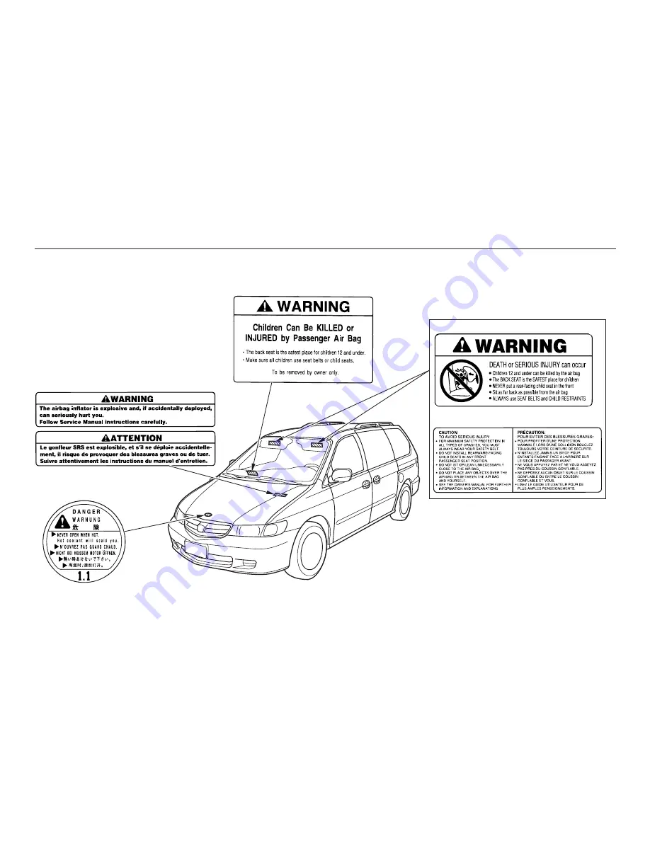 Honda 2002 Odyssey Owner'S Manual Download Page 63