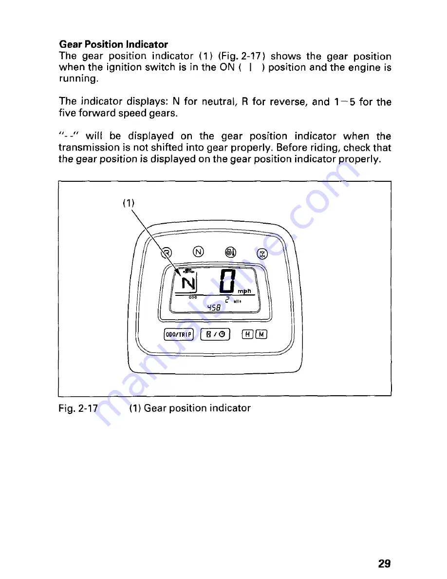 Honda 2002 TRX450FE Fourtrax Foreman FE Owner'S Manual Download Page 35