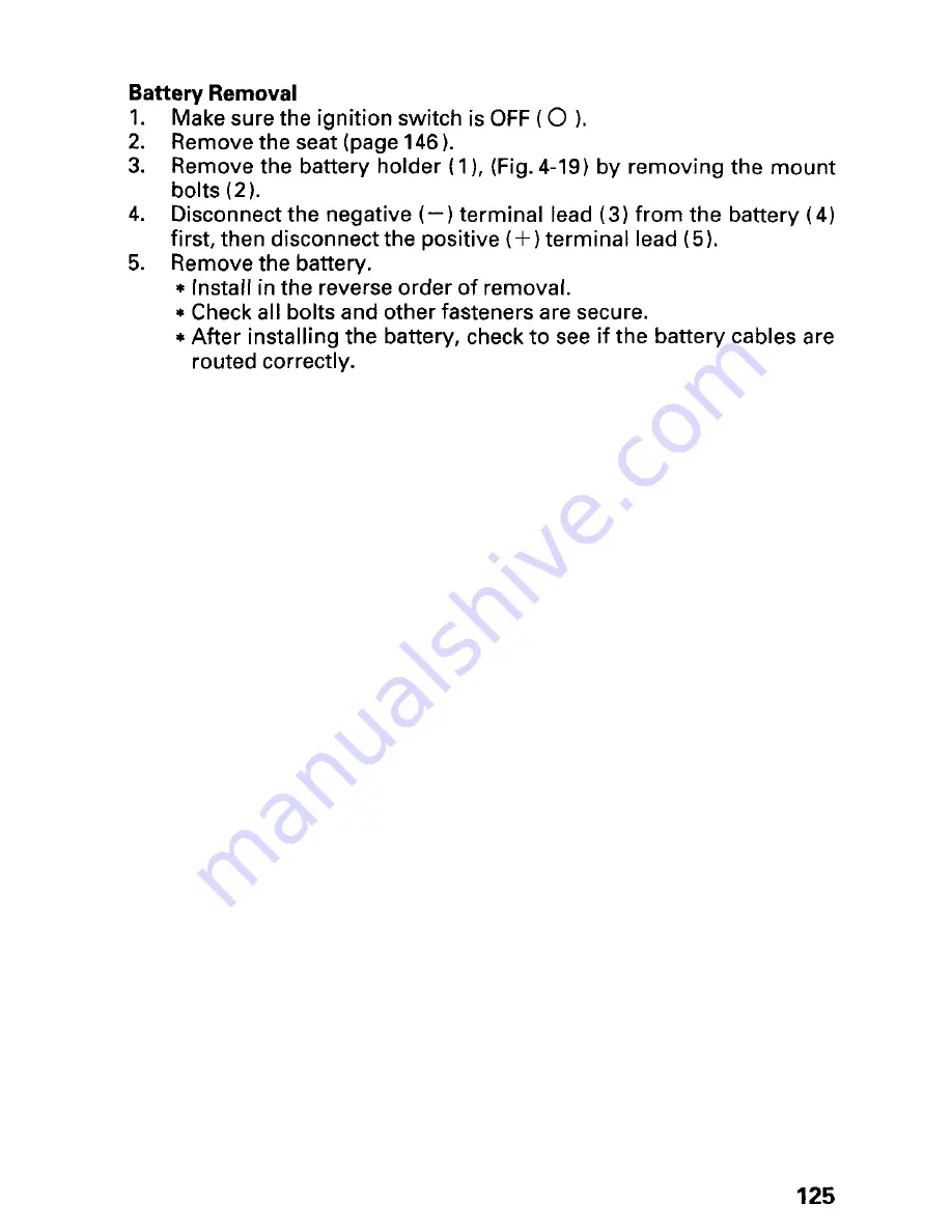 Honda 2002 TRX450FE Fourtrax Foreman FE Owner'S Manual Download Page 131