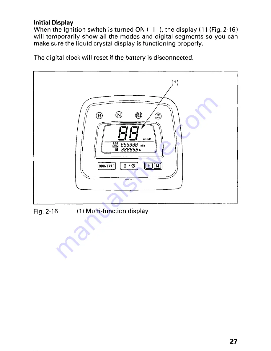 Honda 2002 TRX450FM FourTrax Foreman FM Owner'S Manual Download Page 33