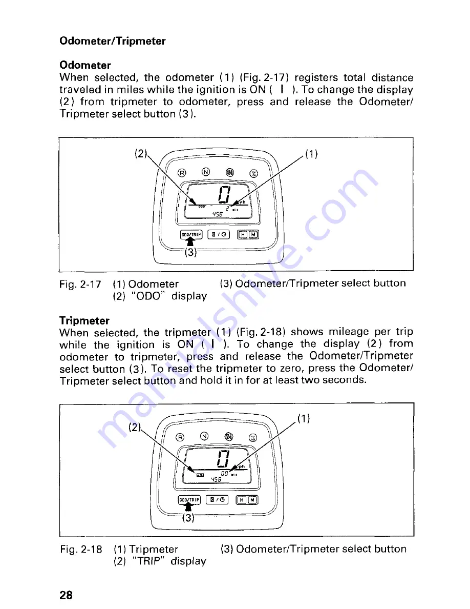 Honda 2002 TRX450FM FourTrax Foreman FM Owner'S Manual Download Page 34