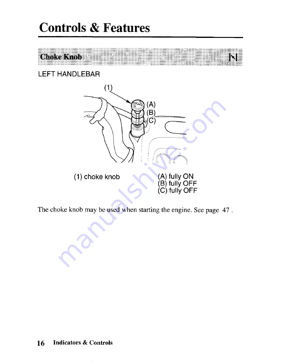 Honda 2003 TRX250EX Sportrax 250EX Owner'S Manual Download Page 24