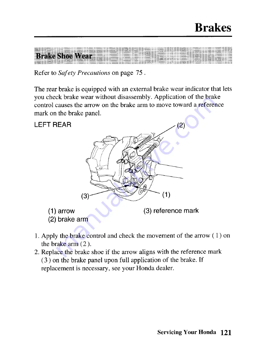 Honda 2003 TRX250EX Sportrax 250EX Owner'S Manual Download Page 129