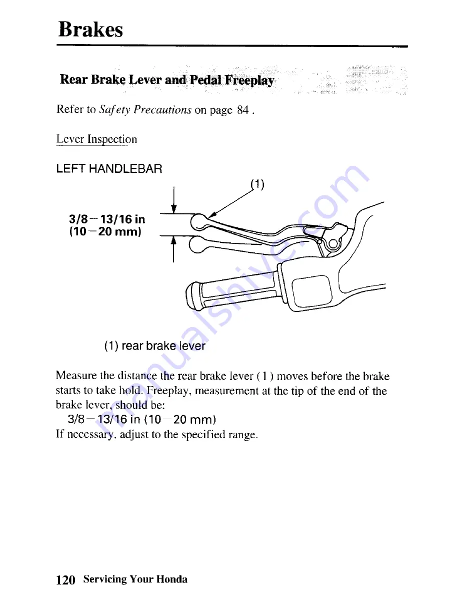 Honda 2003 TRX90 Sportrax 90 Owner'S Manual Download Page 127