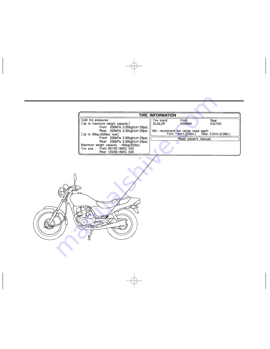 Honda 2004 CB250 Nighthawk Owner'S Manual Download Page 17