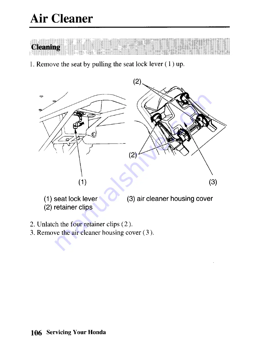 Honda 2004 SPORTRAX 90 Owner'S Manual Download Page 113