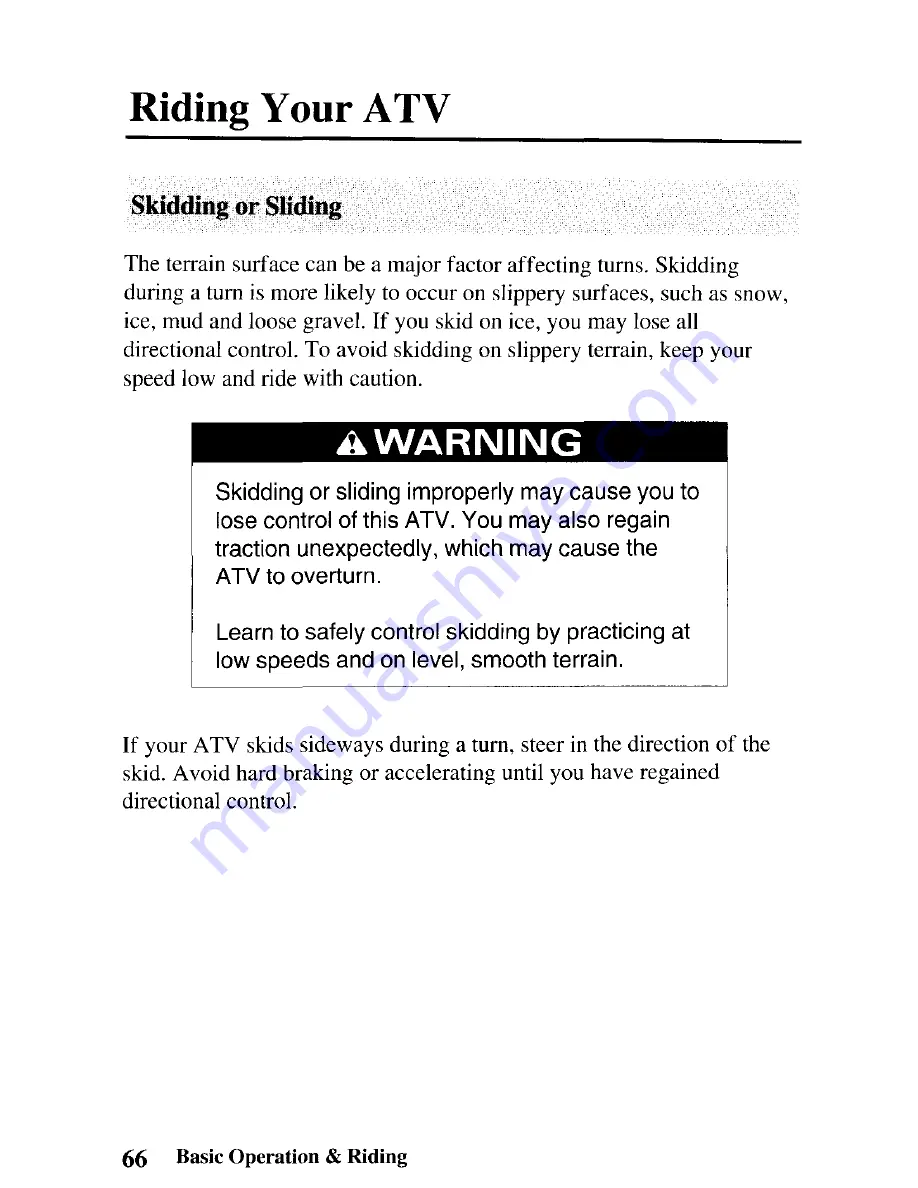 Honda 2005 TRX500TM Fourtrax Foreman Owner'S Manual Download Page 75