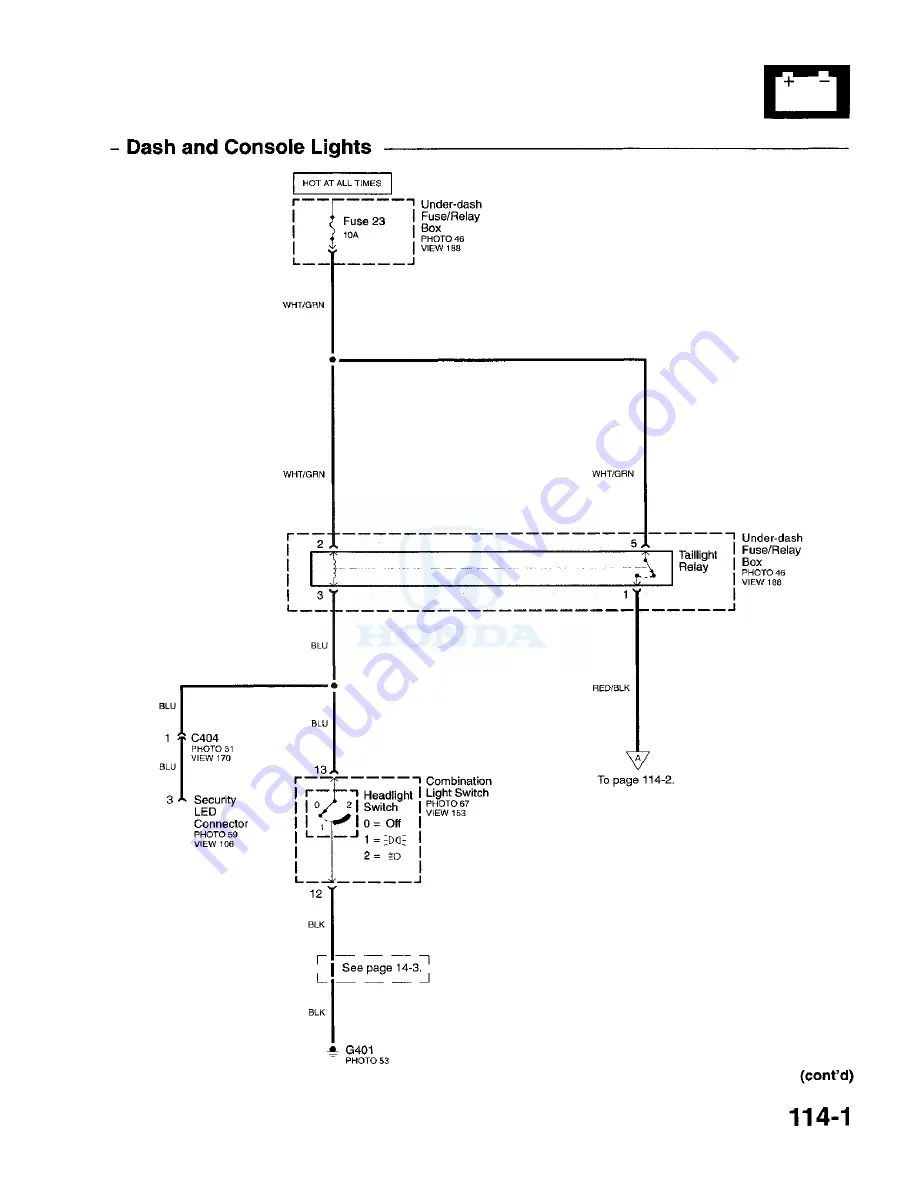 Honda 2008 S2000 Manual Download Page 135