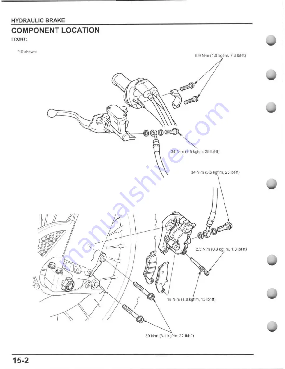 Honda 2010 CRF250R Скачать руководство пользователя страница 388