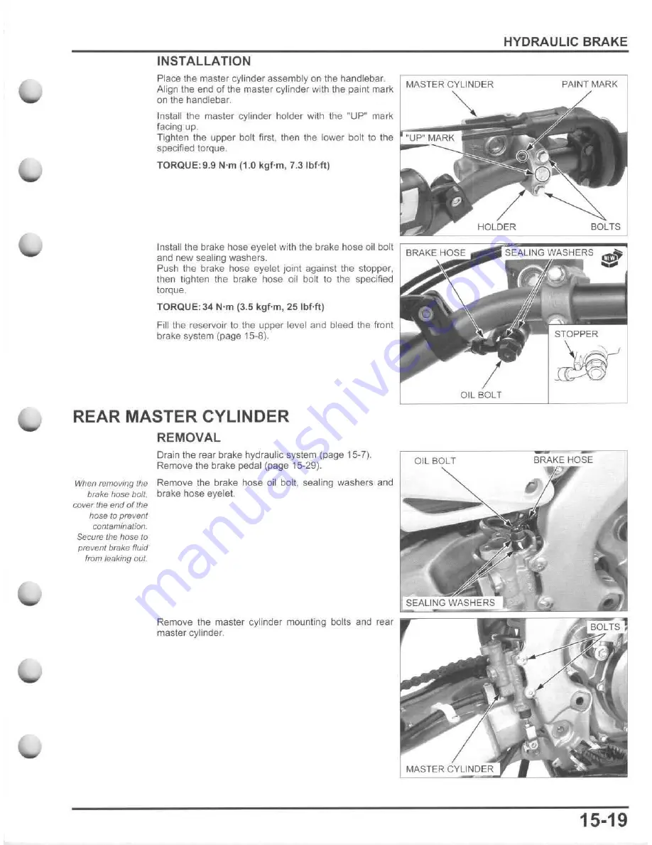 Honda 2010 CRF250R Service Manual Download Page 405