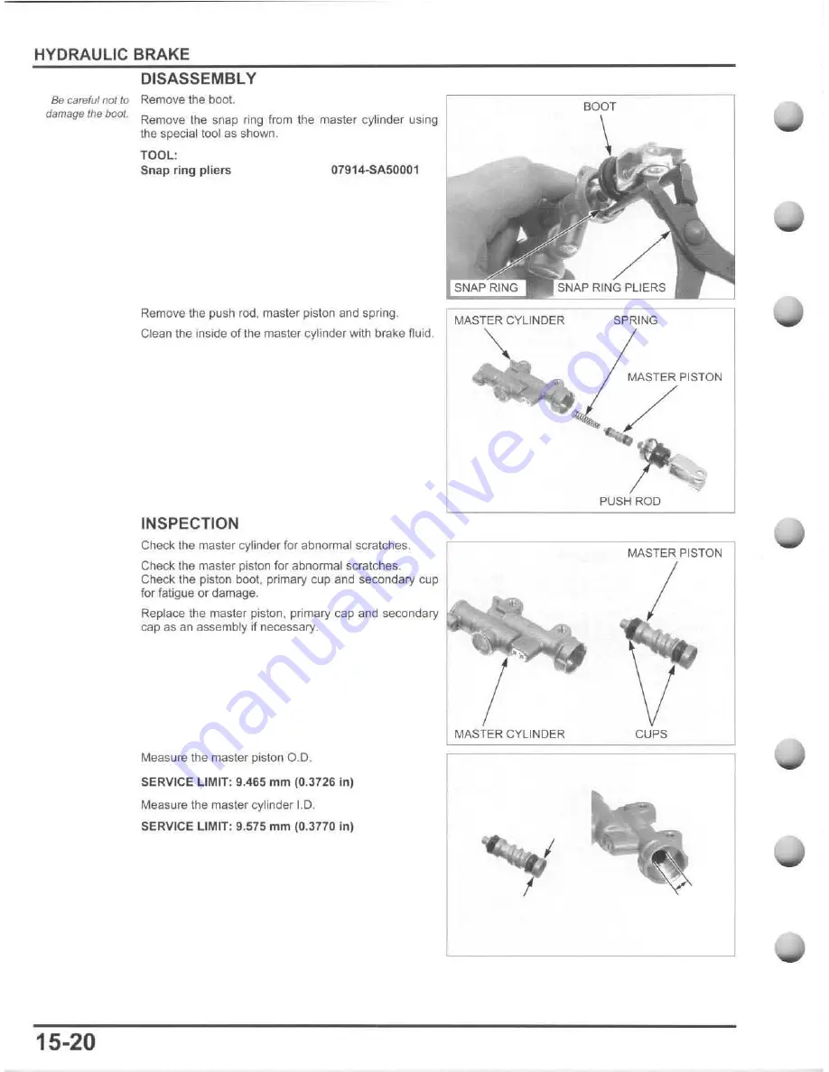 Honda 2010 CRF250R Service Manual Download Page 406