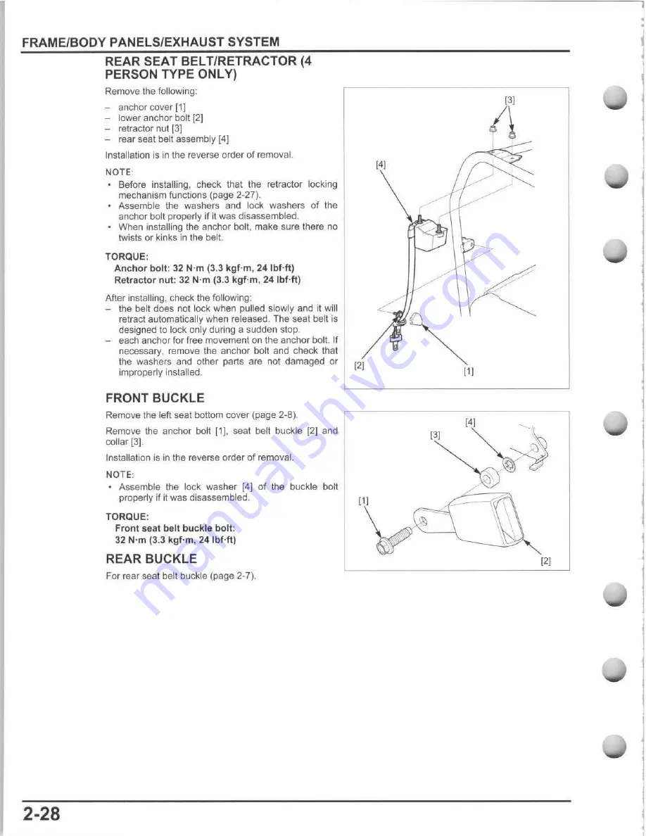 Honda 2014 SXS700M2 Service Manual Download Page 68