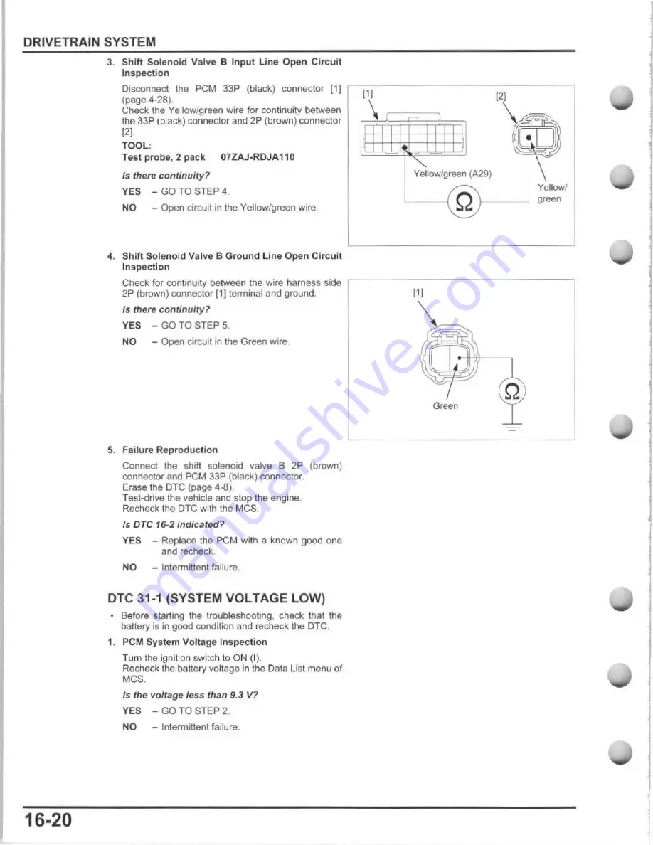 Honda 2014 SXS700M2 Service Manual Download Page 308