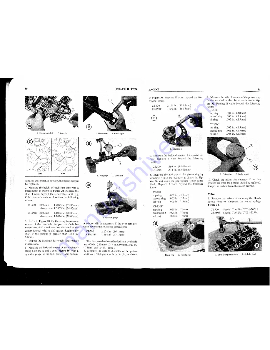 Honda 350cc Fours Service Handbook Download Page 18