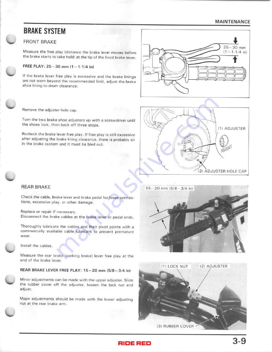 Honda 86-88 TRX 200SX Fourtrax Service Manual Download Page 34