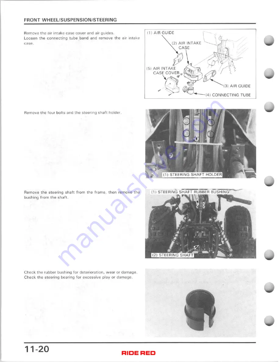 Honda 86-88 TRX 200SX Fourtrax Service Manual Download Page 143