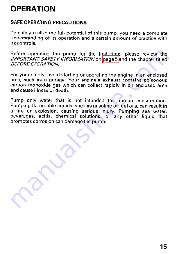 Honda and WT40X Owner'S Manual Download Page 17