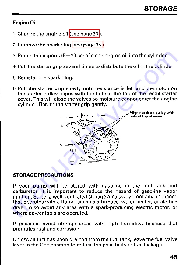 Honda and WT40X Скачать руководство пользователя страница 47