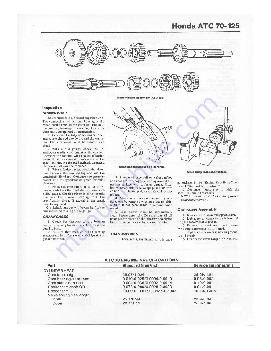 Honda ATC 110 Service Manual Download Page 18