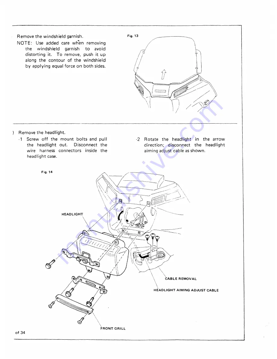 Honda AUDIO SYSTEM 1984 Goldwing GL1200 Instruction Manual Download Page 8