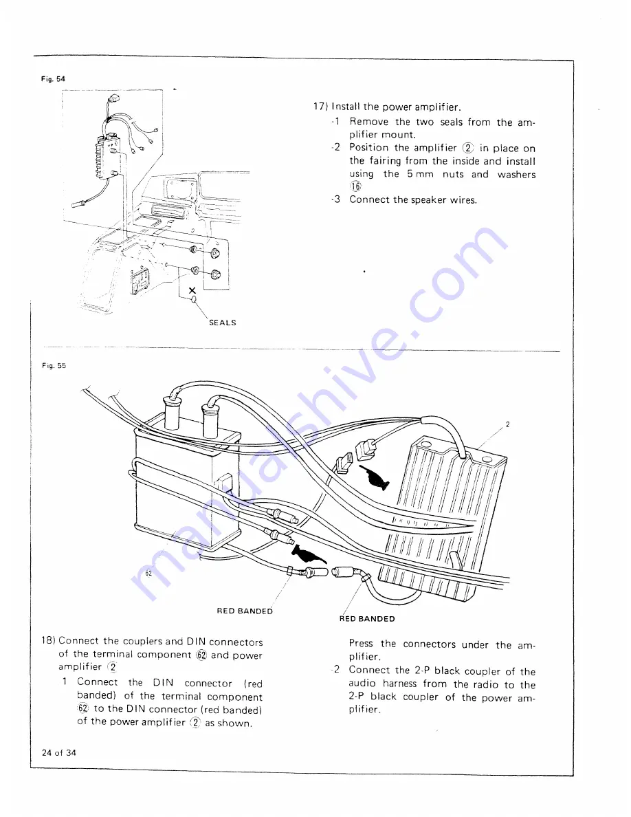 Honda AUDIO SYSTEM 1984 Goldwing GL1200 Скачать руководство пользователя страница 24