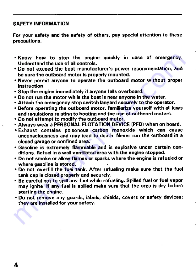 Honda BF2A Owner'S Manual Download Page 6