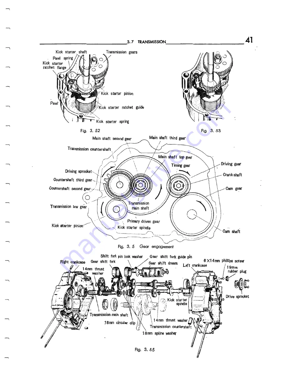 Honda C200 1963 Shop Manual Download Page 47