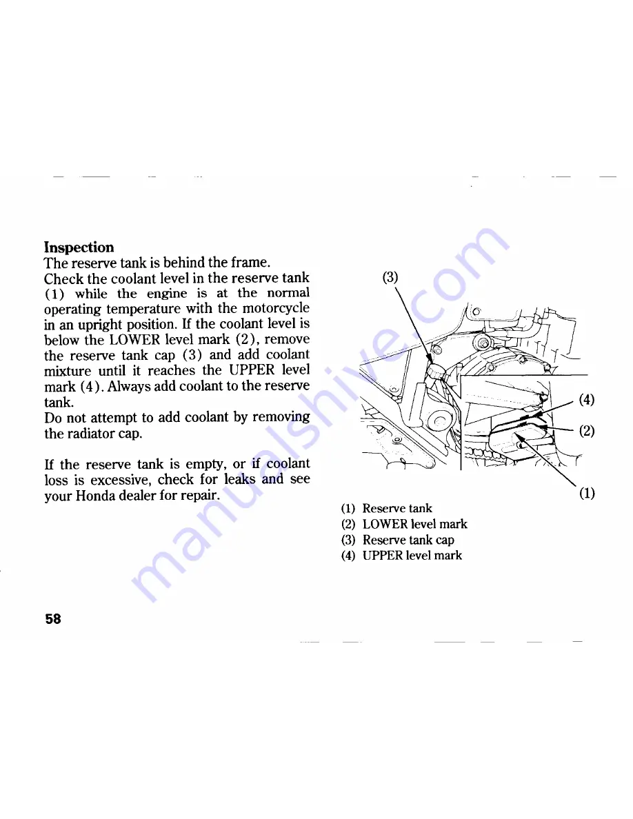 Honda CB1300 Скачать руководство пользователя страница 70