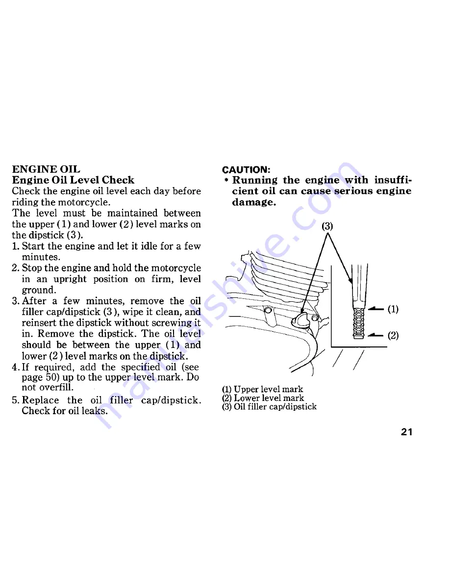 Honda CB250 Night Hawk Owner'S Manual Download Page 29