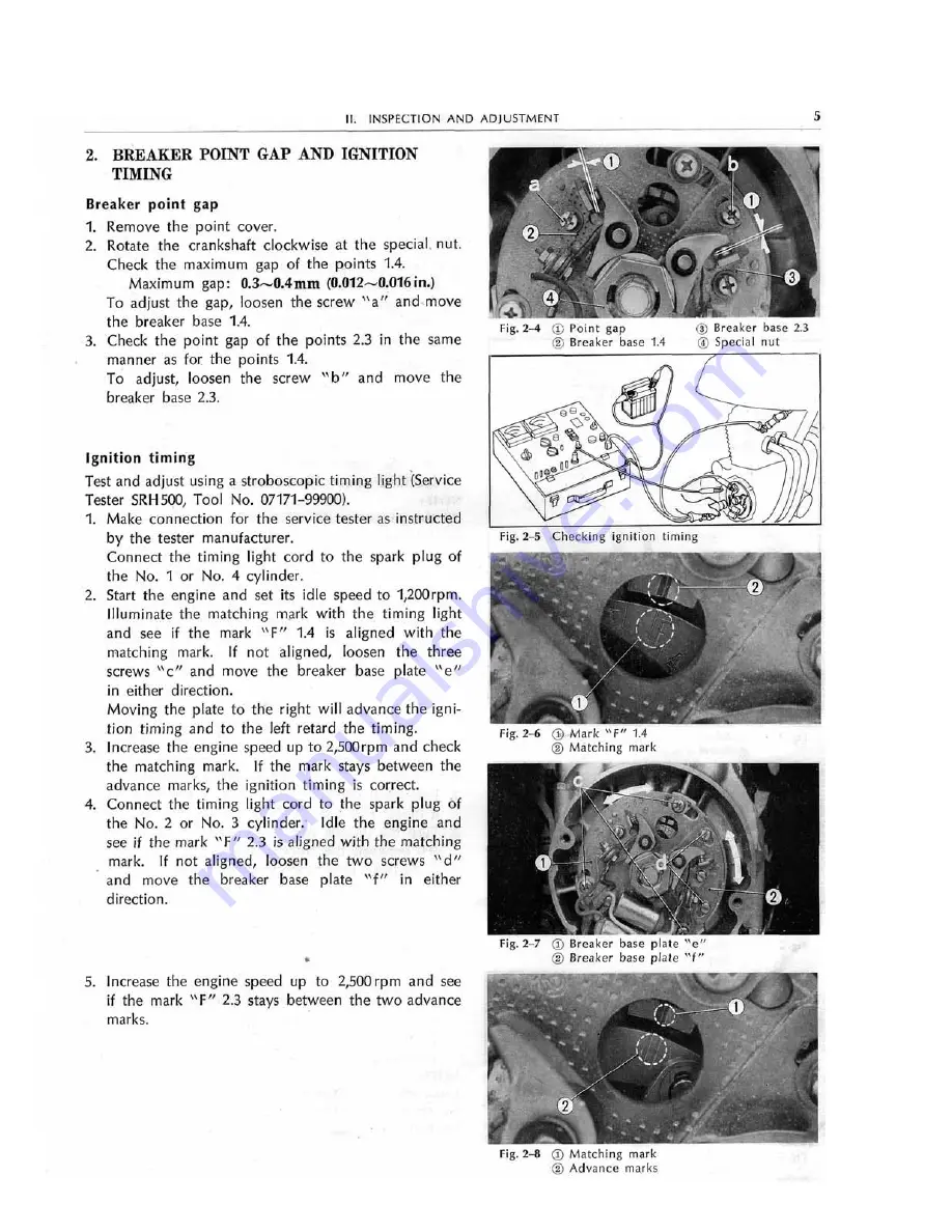 Honda CB350F-CB400F Service Manual Download Page 6