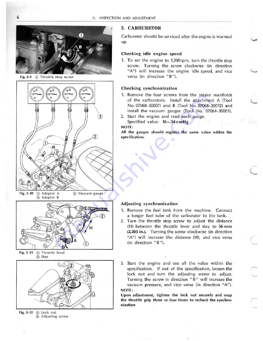 Honda CB350F-CB400F Service Manual Download Page 7