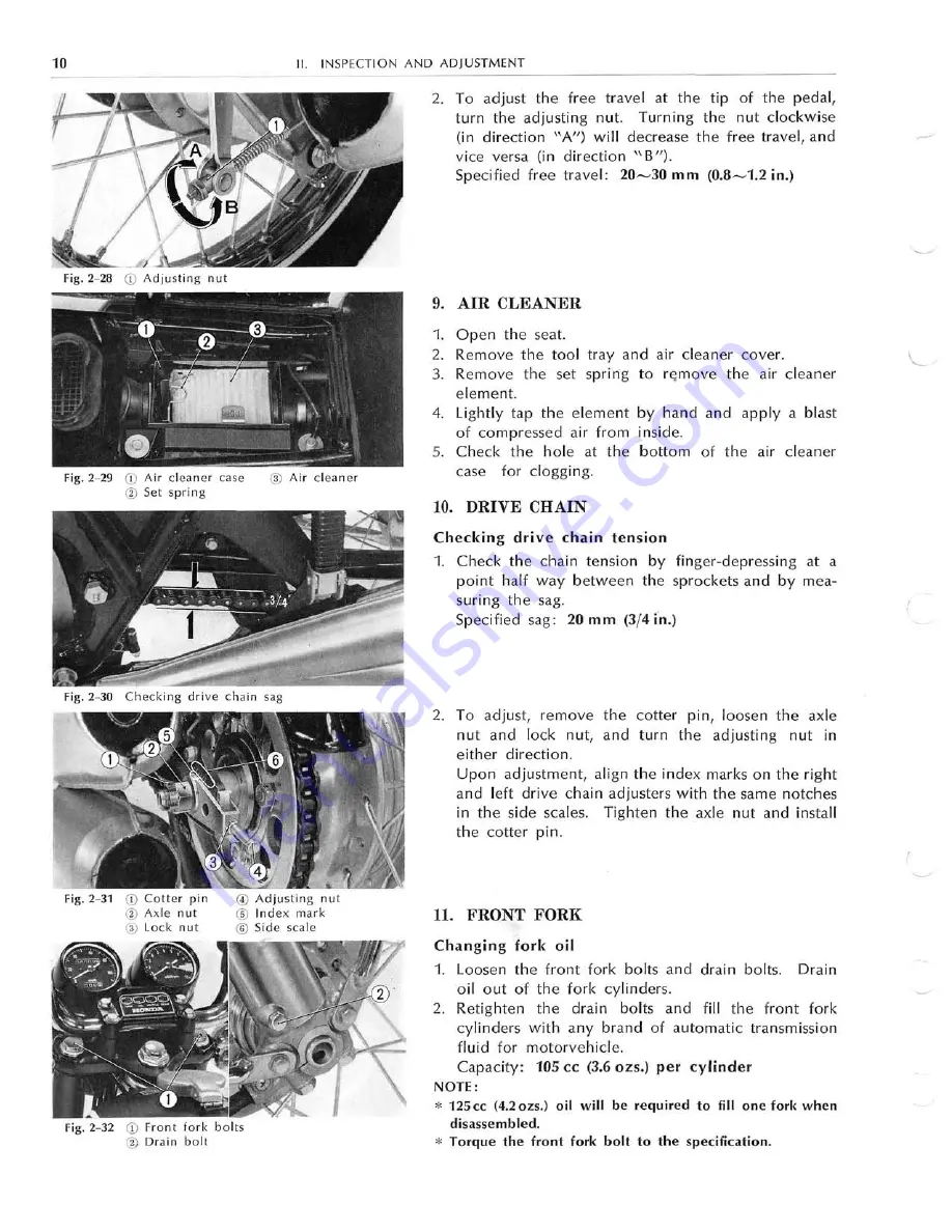 Honda CB350F-CB400F Service Manual Download Page 11