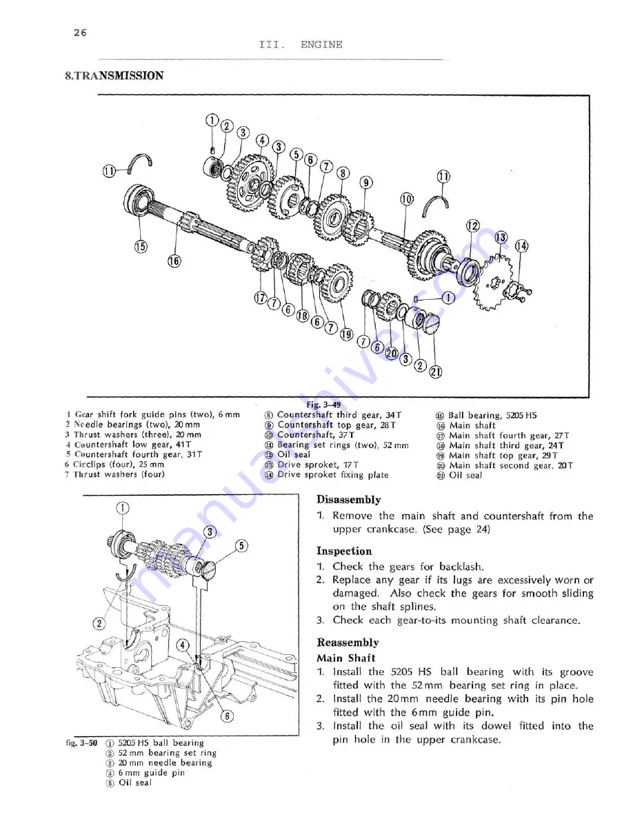 Honda CB350F-CB400F Service Manual Download Page 27