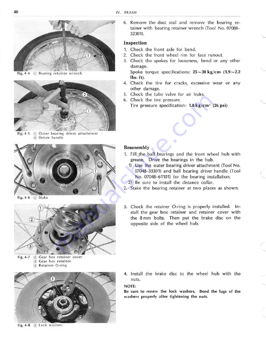 Honda CB350F-CB400F Service Manual Download Page 41